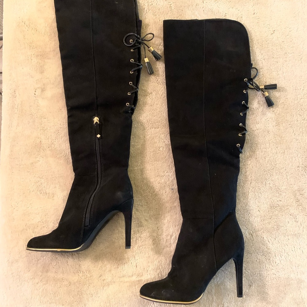 Sam & Libby Suede,  Over The Knee Boots / Heels